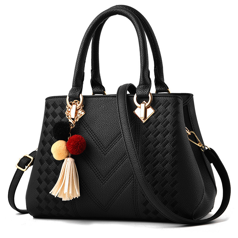 Cross-border Popular Women's Bag 2025 Korean Style Women's Embroidery Handbag Fashionable Large Capacity Middle-aged and Elderly Mother's Bag
