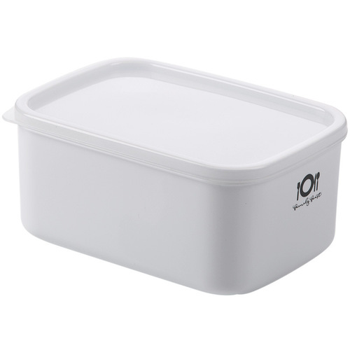 Plastic refrigerator crisper student microwaveable lunch box bento box rectangular food storage box