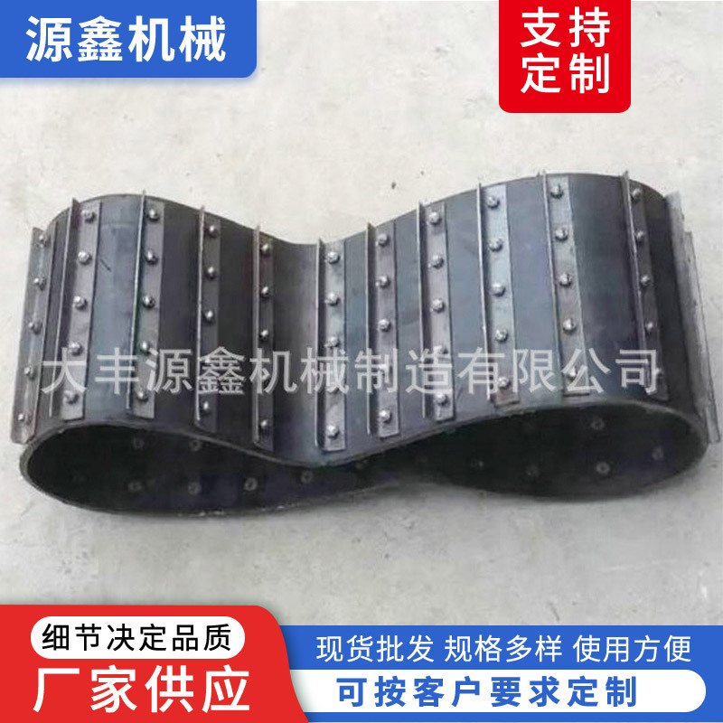 抛丸清理机橡胶松砂机履带 各规格抛丸机橡胶履带抛丸机配件厂家