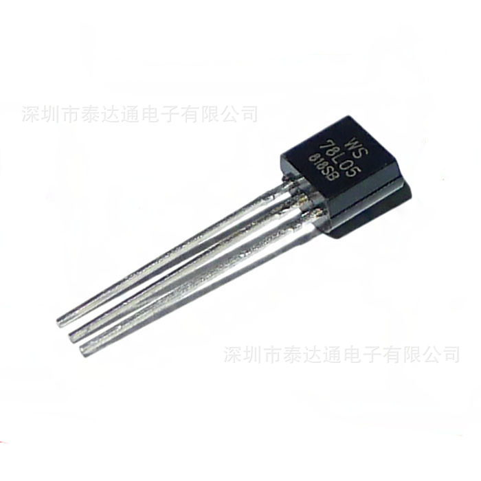 厂家现货 三端稳压管 78L05 SOT-89 线性稳压芯片 5V 100mA 直插