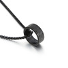 Ring stainless steel, men's necklace, accessory