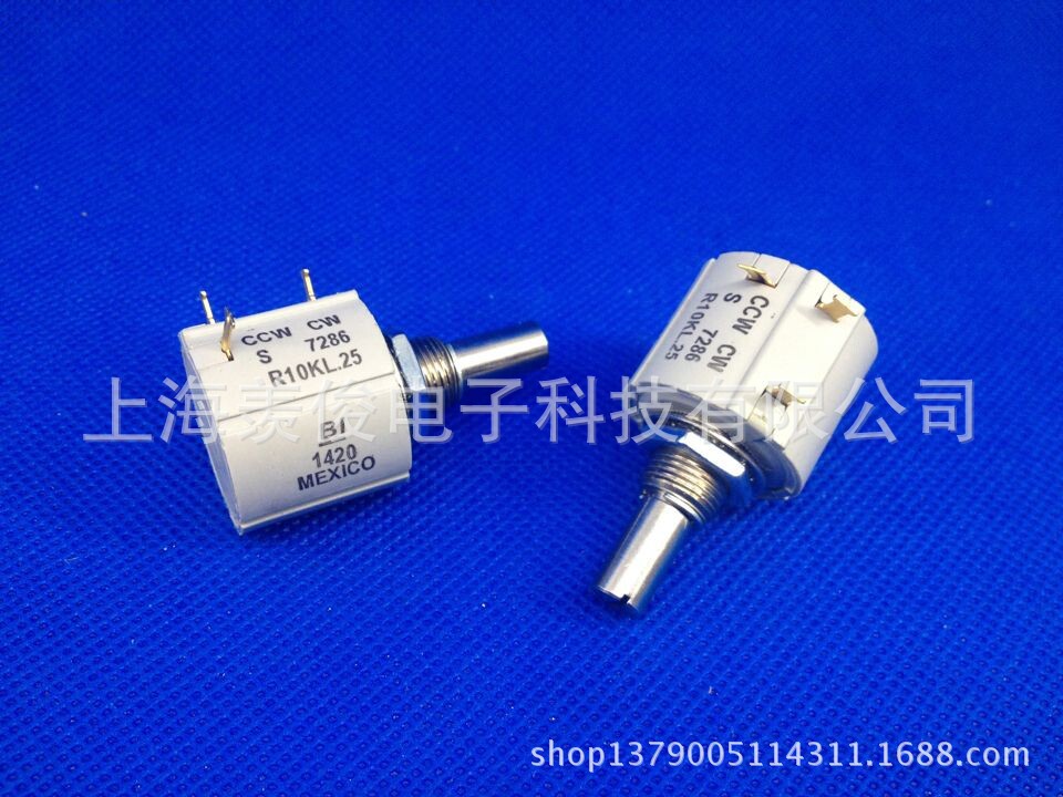 美国原装进口BI 7286 R1K 2K 5K 10K 20K L.25 精密多圈电位器