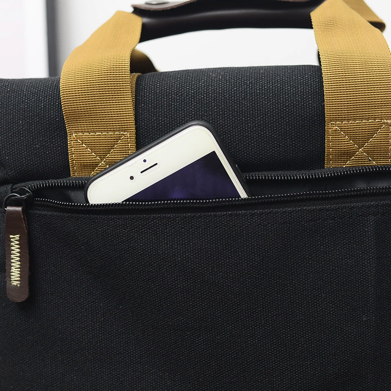 Black camera bag, one-shoulder bag