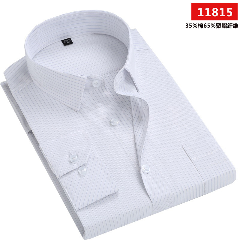 Camisas de primavera y otoño para hombre, camisas de manga larga para hombres de mediana edad y mayores, camisas holgadas para papás, ropa para personas mayores, camisetas para abuelos, venta al por mayor.