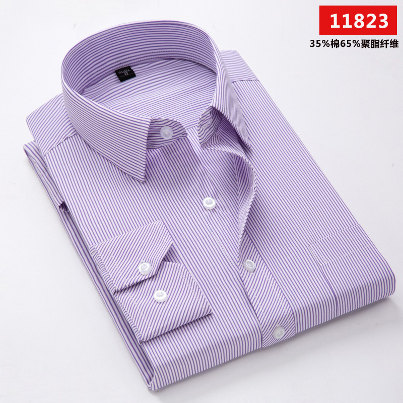 Camisas de primavera y otoño para hombre, camisas de manga larga para hombres de mediana edad y mayores, camisas holgadas para papás, ropa para personas mayores, camisetas para abuelos, venta al por mayor.