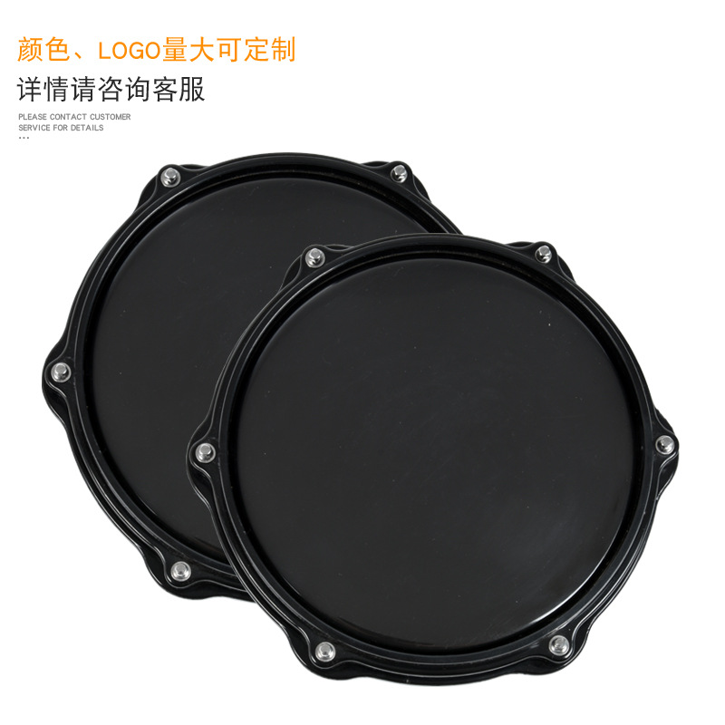 Transfronteriza simulación de 10 pulgadas traje de tambor tonto traje de práctica de tambor tonto Introducción de principiante almohadilla de tambor tonto almohadilla de práctica de tambor tonto de goma