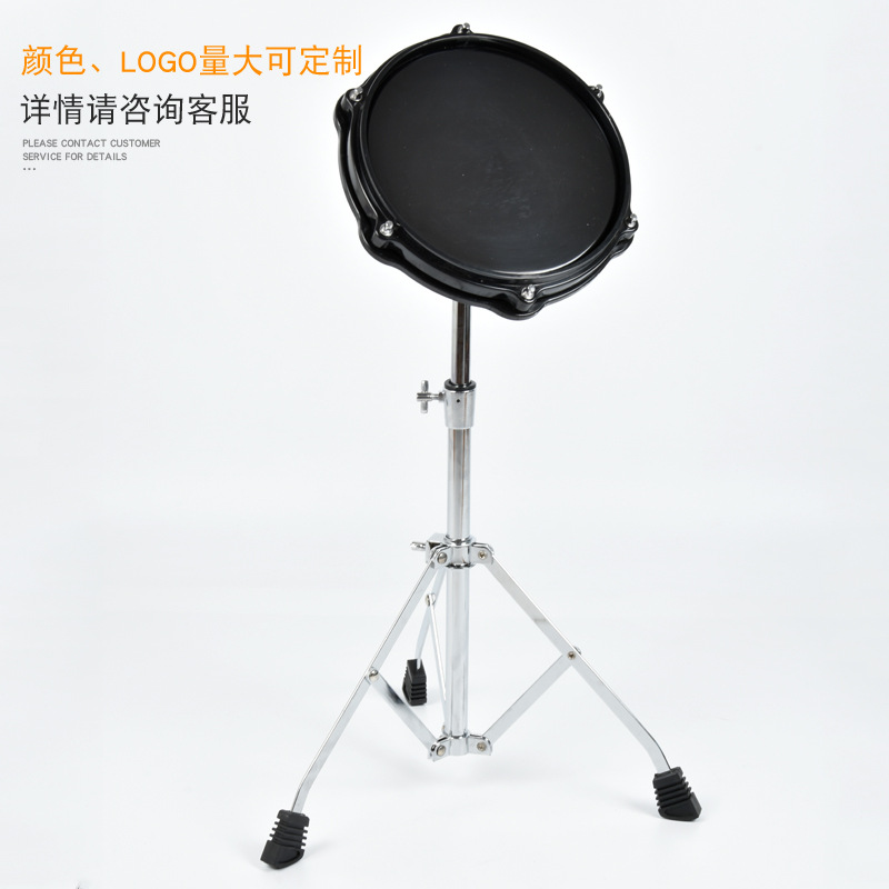 Transfronteriza simulación de 10 pulgadas traje de tambor tonto traje de práctica de tambor tonto Introducción de principiante almohadilla de tambor tonto almohadilla de práctica de tambor tonto de goma