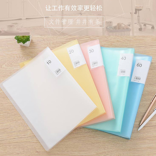 A4 Folder with Multi-Layer Insert Sheets, Transparent Inserts, and Student Exam Paper Storage Pouch