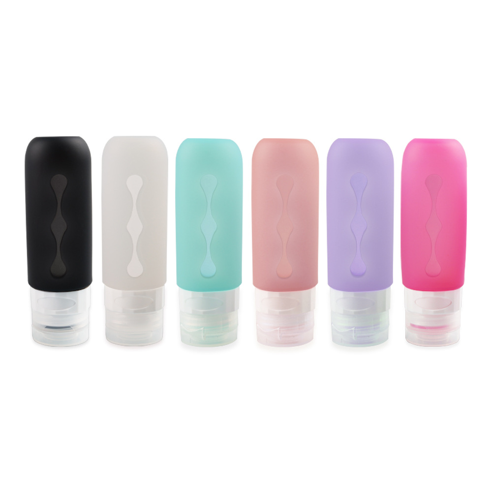 Inicio Suministros de viaje lavado sub-botella traje de Champú gel de ducha botella de silicona de grado alimenticio botella vacía