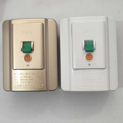 上海德力西空調熱水器專用漏電保護開關DK-40L40安32安漏保