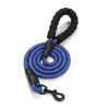 Amazon explosion pet supplies reflective round rope nylon woven traction rope dog explosion -proof rope walking dog rope