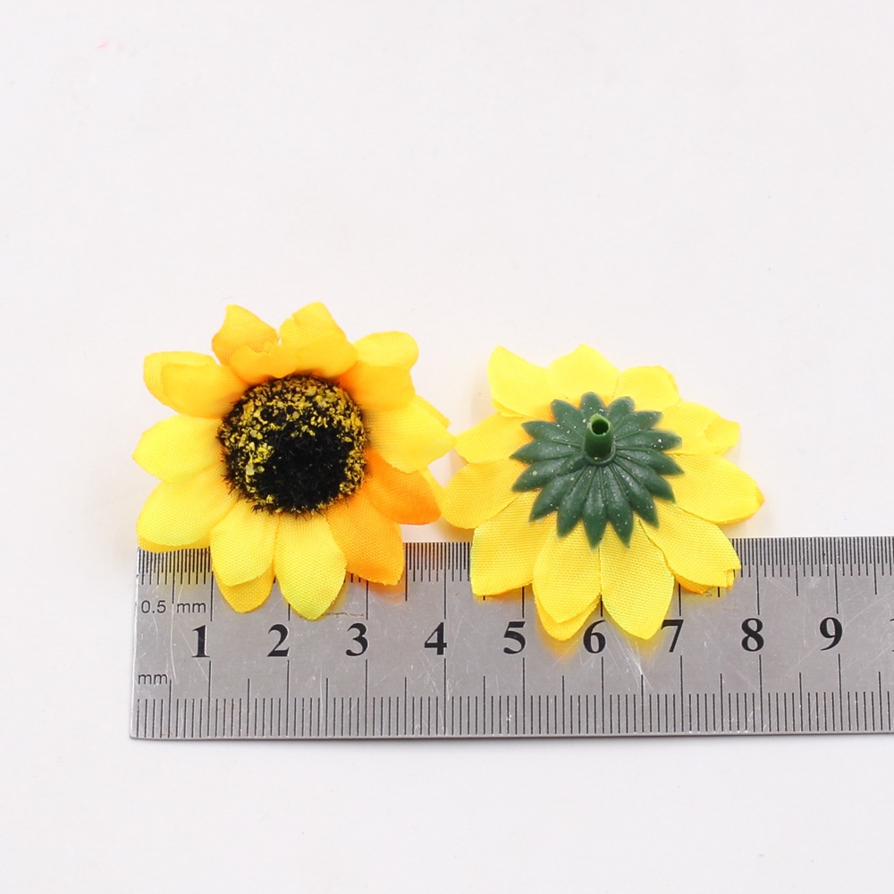 Multi -specification Simulation Silk Flower Flower Flower Hat Flower Decoration Home Decoration Flower DIY Material 4