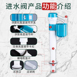 马桶配件全套进水阀水箱通用老式抽水坐便厕所上水器冲按钮排水阀
