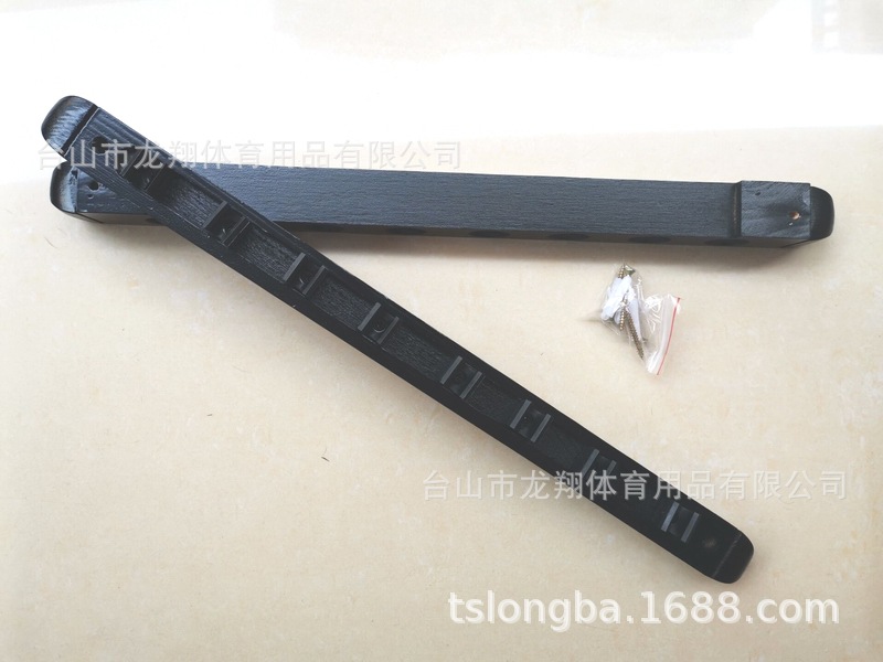 Black 8 -hole wooden rack