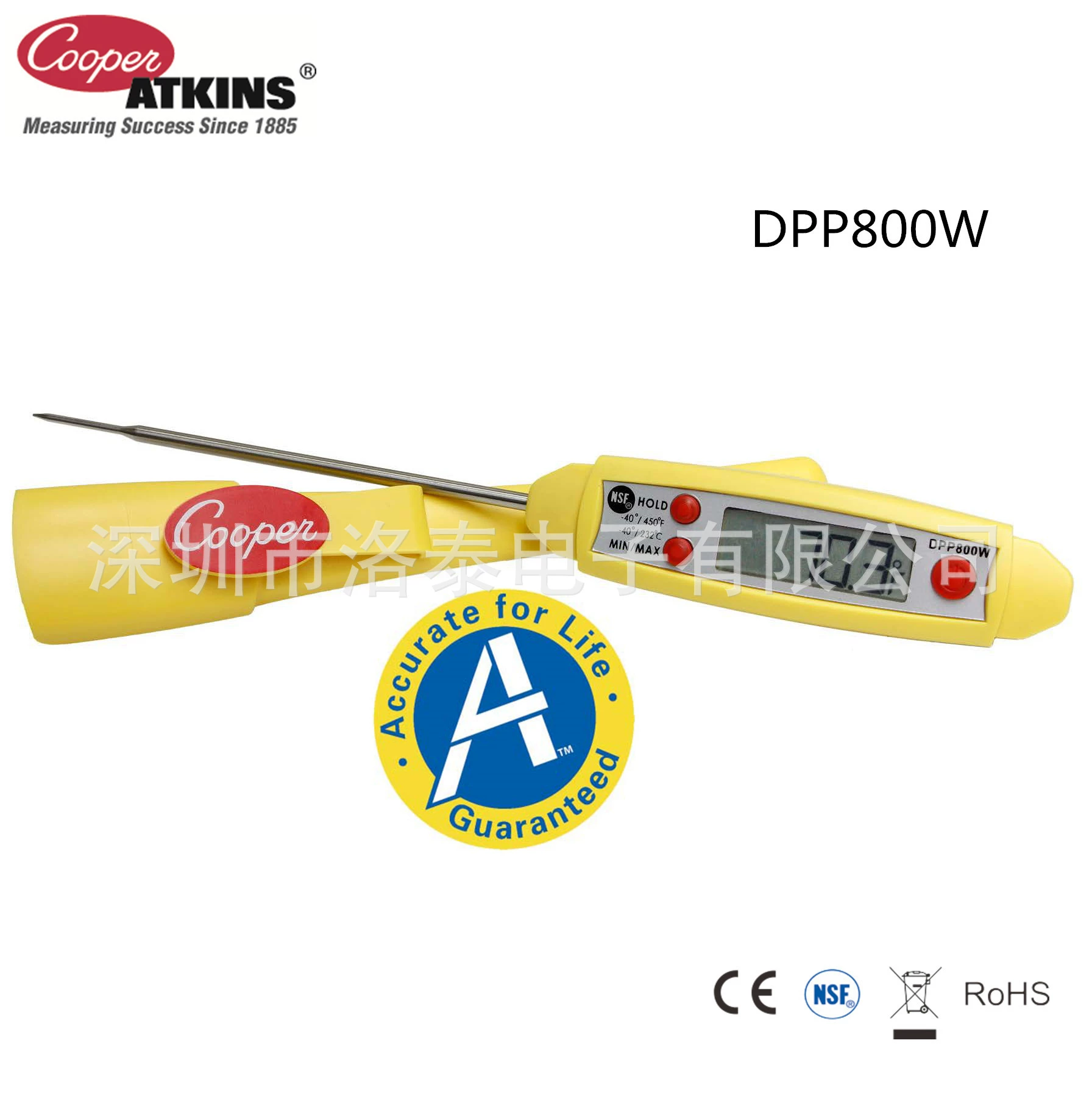 [США Купер-Аткинс] DPP800W водонепроницаемый зонд термометр пищевой термометр