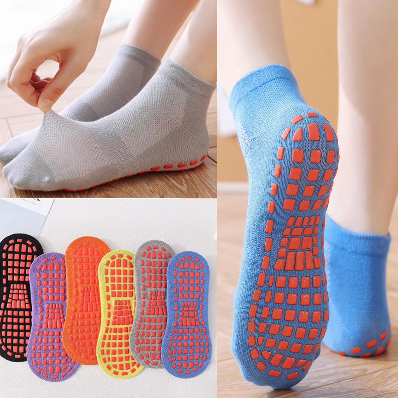 Trampoline Socks, Home Floor Socks, Children's Early Education Non-Slip Socks, Adult Thin Floor Socks, Yoga Socks