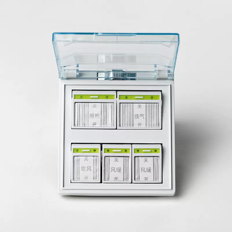 86型浴霸取暖开关机械夜光开关五位四位三位二位连体分体