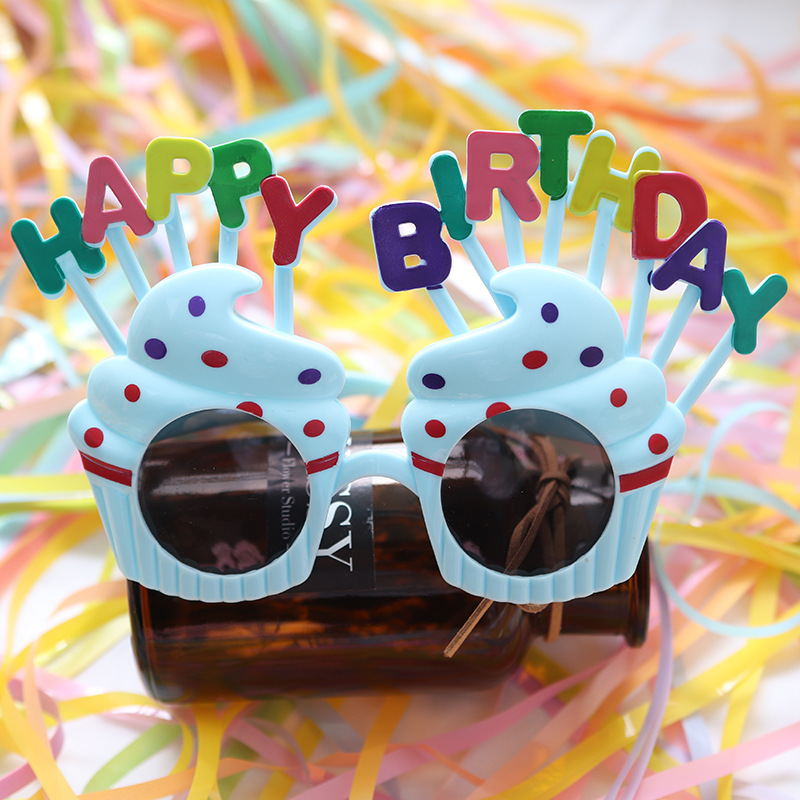 vasos azules de helado