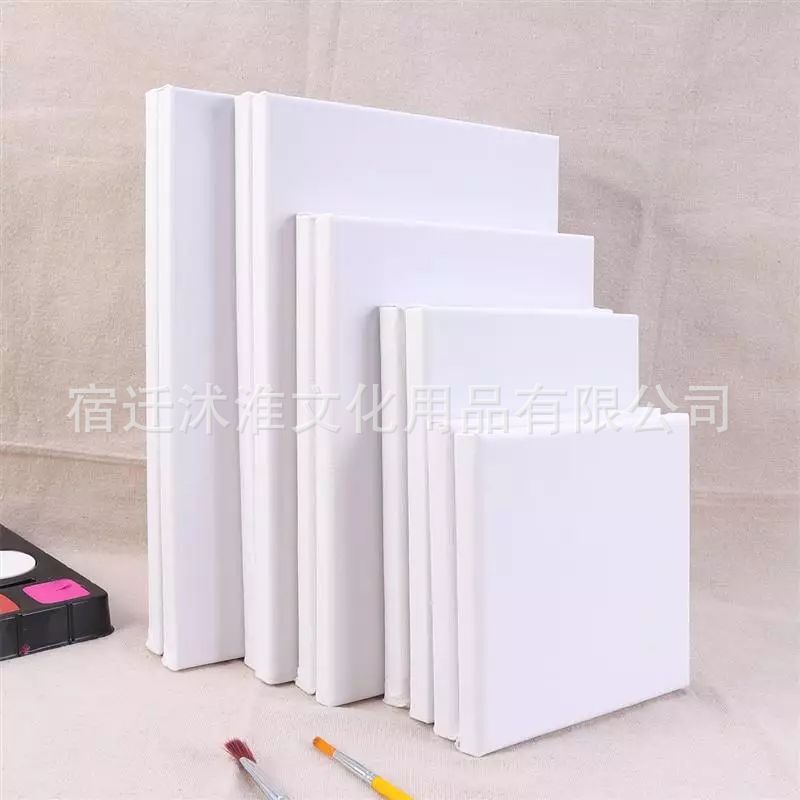 Practice Pure Cotton Linen White Wholesale Blank Oil Painting Frame Acrylic Paint Inner Frame Large Quantity Discount