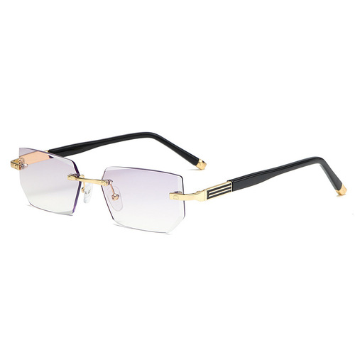 Edge-rounding reading glasses with blue light protection, sold on street stalls, no-frame, senior-friendly, youthful and stylish, fresh new design