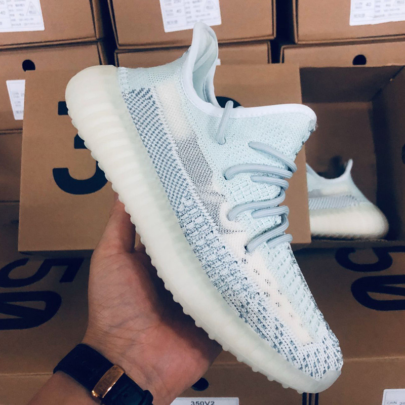 Coconut Shoes White Ice Blue 350 Men's Shoes Genuine Popcorn Soft Sole Sneakers Couple Casual Shoes Women's Casual Shoes Coconut Shoes White Ice Blue 350 Men's Shoes Genuine Popcorn Soft Sole Sneakers Couple Casual Shoes Women's Casual Shoes