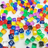 Specification 8mm/10mm blank dice color light surface dice blank square transparent dice game color