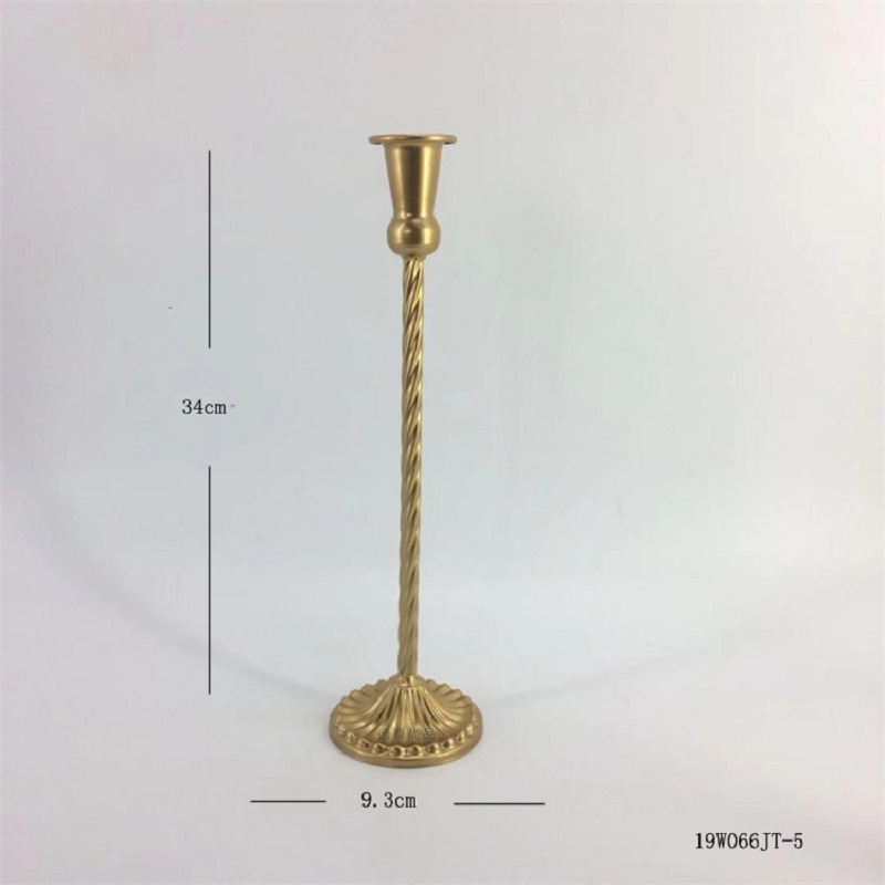 Candelabro de hierro de estilo europeo vintage vela taza Amazon vela taza decoración de la boda vela titular vela de la cena titular de la vela