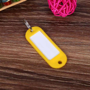 PE Soft Plastic Key Tag Classification Label Handwritten Number Keychain Hotel Room Lock Luggage Tag Tag