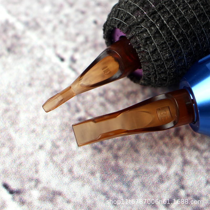 Rayo desechable tatuaje aguja boquilla traje línea de corte niebla fila redonda aguja suministros auxiliares picadura negocio