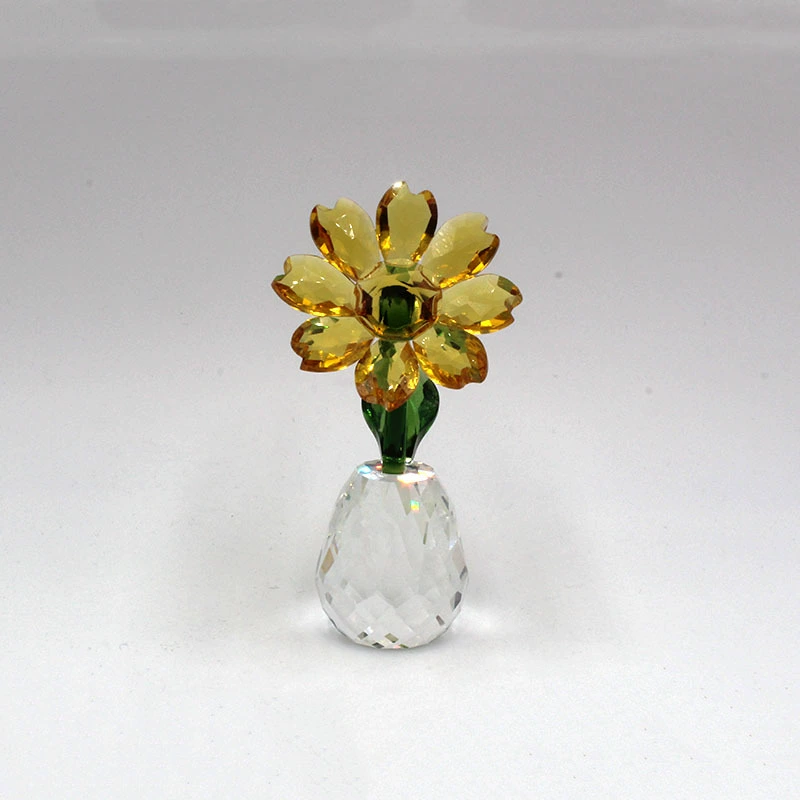 Хрустальные цветы Хрустальные ремесла цветочные украшения фабрика оптом в горшках Цветочная мебель украшения подарки
