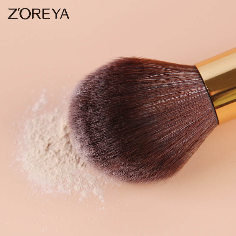 Transfronterizo al por mayor de pelo de nylon de Oro miel cepillo de maquillaje herramientas de belleza cepillo de maquillaje único Cepillo suelto grande