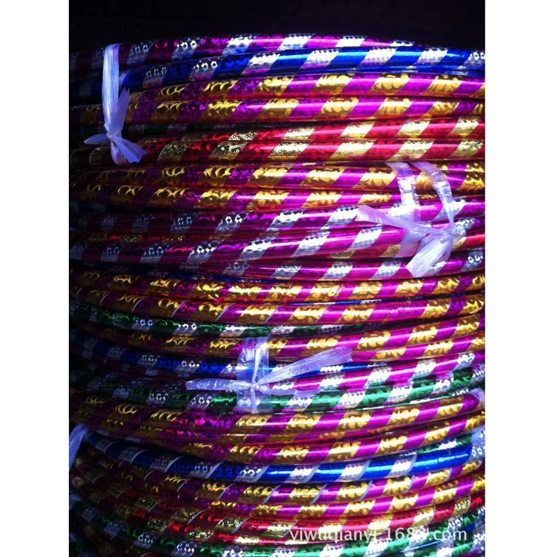 Пластиковая трубка детская двухцветная радий цвет хула-Хуп детский фитнес-кольцо гимнастическое кольцо