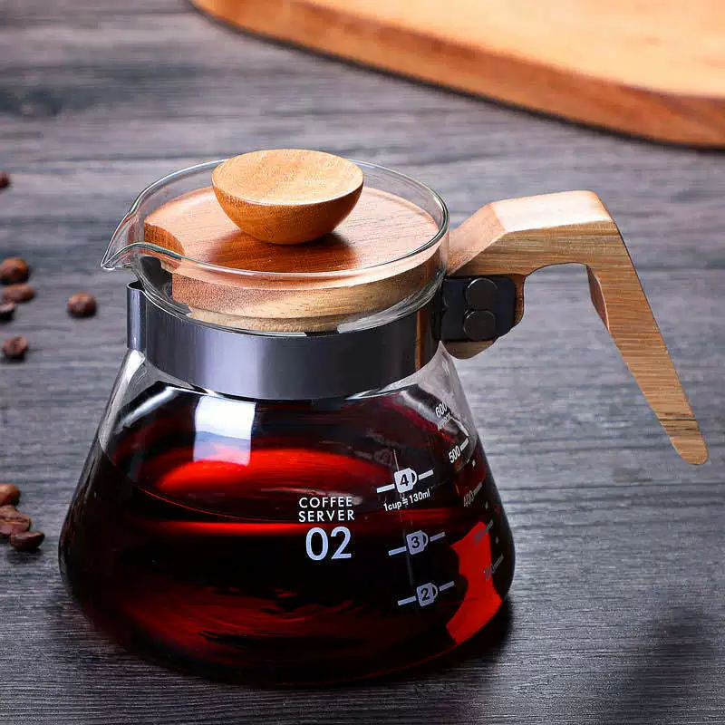 Glass coffee coffee pot, teapot