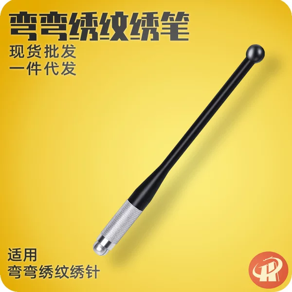 Factory wholesale curved embroidery semicircle cross chuck tattoo manual pen No. 33 Korean eyebrow tattoo embroidery pen