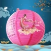 Rose Red Mid-Autumn Lanterns 30cm