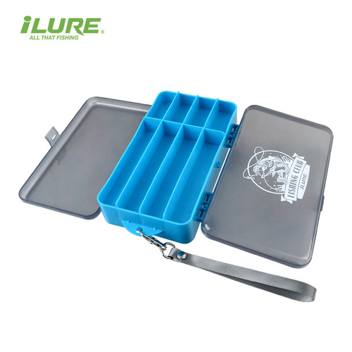 Eluia H316 series bait box, hard booby trap frog accessories storage tool box, fishing gear accessories double-sided storage box