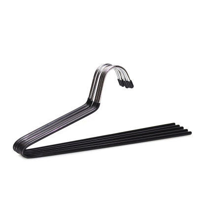 Estante de los pantalones de ganso de acero inoxidable S-tipo plástico inmersión hogar percha metal antideslizante magia engrosada hierro pantalones percha