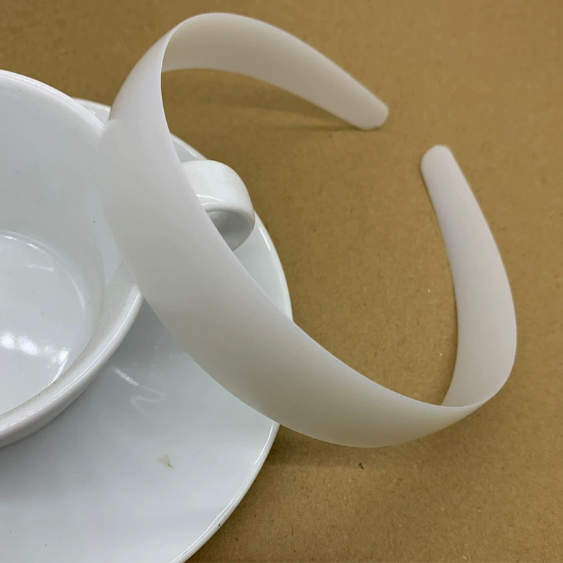 Plastic white headband, Korean style, 20mm, 2cm, 13mm