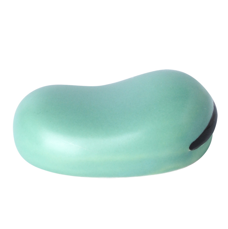 Shangen amplio frijol palillos titular mesa de comedor de cerámica lindo palillos titular palillos almohada hogar palillos titular