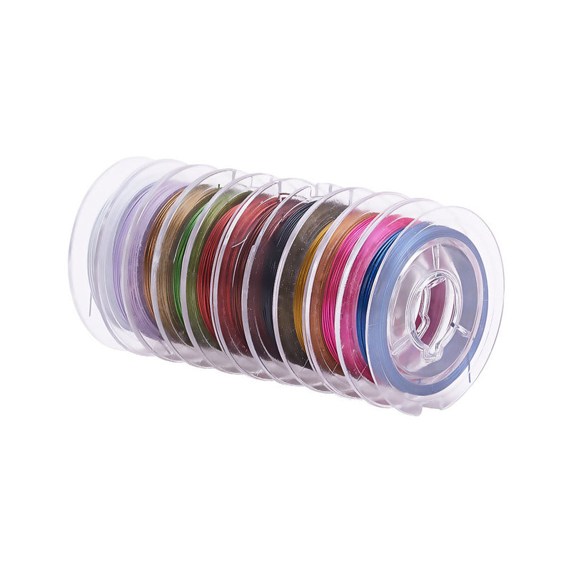7 strands of steel wire mixed color bracelet accessories color retention wire memory wire handmade wire diy jewelry accessories wholesale