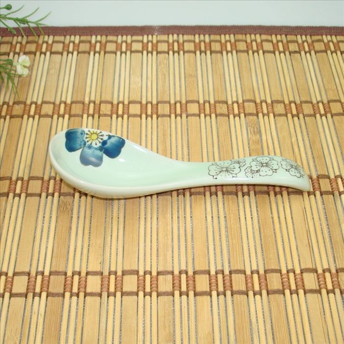 차오저우 세라믹 구부러진 스푼 스푼 스프 스푼 레스토랑 호텔 세라믹 식기 용품