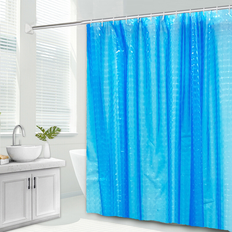 Factory Direct hanging curtain waterproof EVA suit 3D shower curtain plastic bathroom toilet partition blocking curtain cross-border