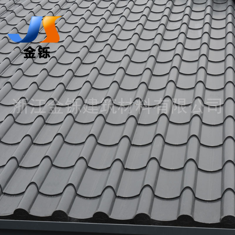 古建筑765金属琉璃瓦 仿古屋面瓦 彩钢琉璃瓦彩钢板环保复古