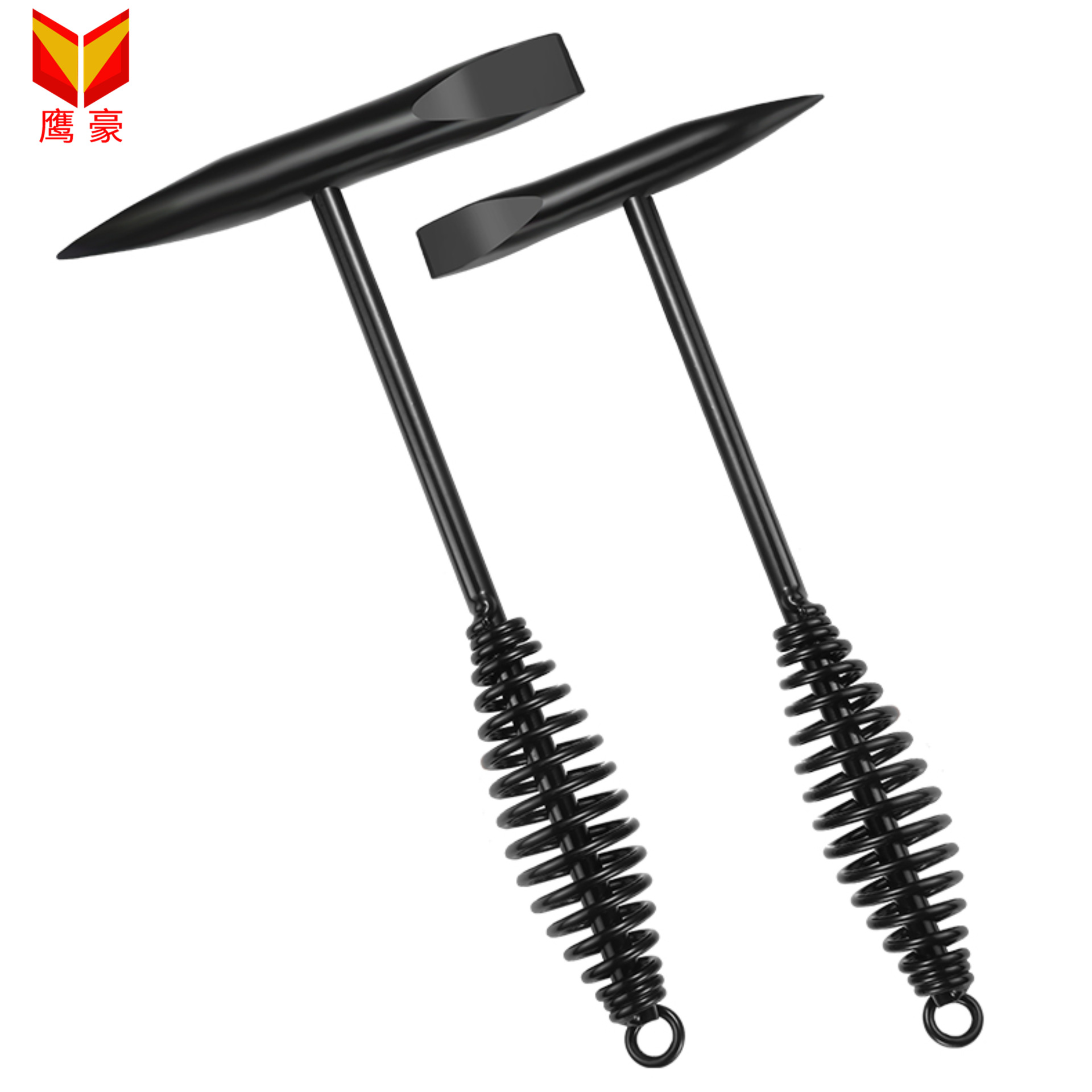 鹰豪安全逃生碎冰锤除锈检测锤子多功能全钢弹簧柄安全锤源头厂家