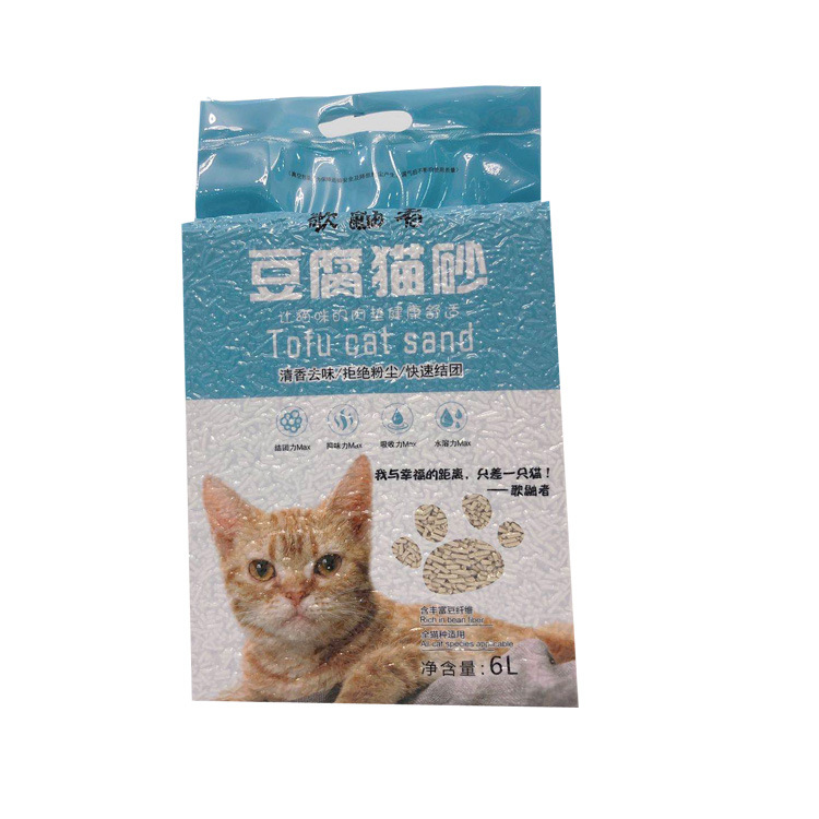 Tofu cat litter 6L cat pet supplies cat litter deodorant clumping toilet plant green tea cat litter postage