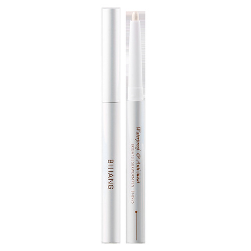 Pensmith Silkworm Pen Pearlescent White Dual-Purpose Highlight Stick Waterproof Not Easy to Smudge Eyeshadow Pen Eye Makeup Beginner Brightening