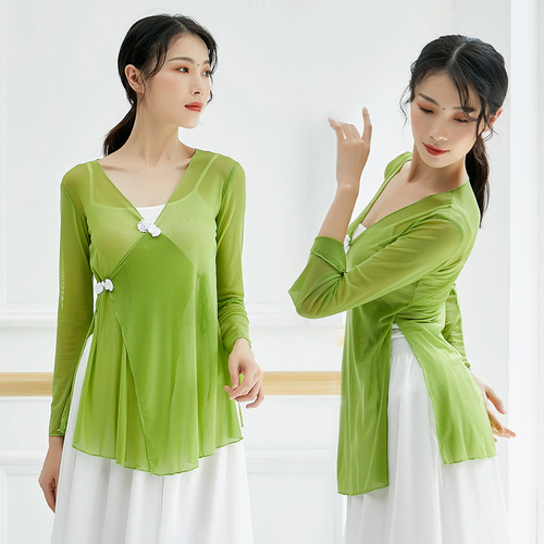 Classical dance rhyme gauze clothing art test dance practice clothing Chinese style ethnic ballet teacher modern dancer performance clothing
