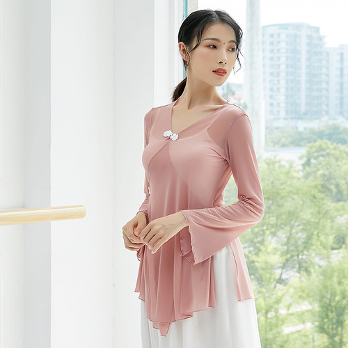 Classical dance rhyme gauze clothing art test dance practice clothing Chinese style ethnic ballet teacher modern dancer performance clothing