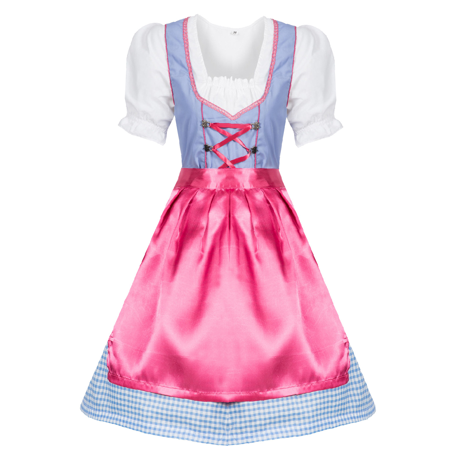 thumbnail image 1 of Disfraces de Halloween 2024 M-XL Disfraz de actuación para festival Uniforme nacional bávaro Disfraz de sirvienta para juegos de Halloween Disfraz de Oktoberfest, 1 of 4