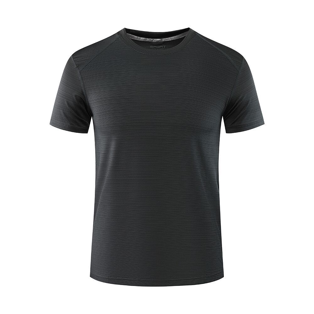 Verano delgada de manga corta maratón cuello redondo corriendo de secado rápido de la camiseta deportiva ropa de grupo ropa de trabajo personalizado impreso LOGO